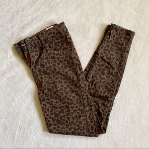 American Eagle Leopard High Rise Jegging Jeans